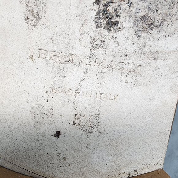 Brunomagli Shoes Womens Size 8.5 Black Leather Slip On Sandals *GUC* - Picture 10 of 12